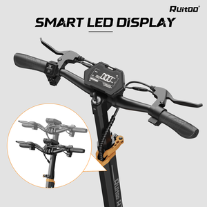 Scooter Ruitoo Eu Warehouse Rt6 con Luces LED 48v Plegable Todoterreno para Adultos Scooters Rt6 - Product Image 4