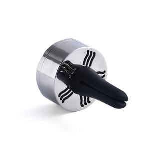 High Quality Round Shape Shiny Silver Gold Customize Logo Car <b>Diffuser</b> - Product Image 3