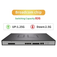 Kit HSGQ-G004 de 19 Pulgadas, Módulo SFP B+ de 4 Puertos PON para OLT GPON/EPON, Uplink de 10G, Compatible con OLT/ONU, Fibra Óptica FTTH, Conectividad 3G