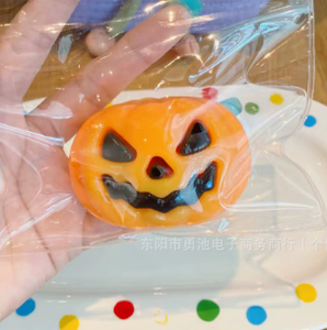 Jouets en plastique amusants en forme de citrouilles et de fantômes pour Halloween, adaptés aux filles et aux garçons, jouets anti-stress à presser - Product Image 4