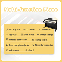 LeGemCharr Instrumentos Musicales Piano Electrico Price Piano Digital Upright Piano Profecional 88 Weighted Keys