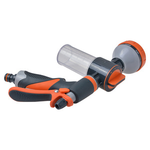 Garden Water Gun 8 Function Variable Spray Nozzle For Car Washing Plant Watering <b>Floor</b> <b>Cleaning</b> Plastic Material - Product Image 2