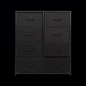 Modern Living Room Fabric <b>Cabinets</b> with 8 Drawers Freestanding Design Durable Construction - Product Image 1