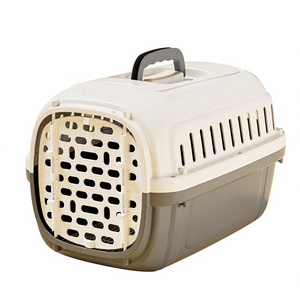 Jaula de Viaje Portátil Ecológica para Mascotas, Aprobada por Aerolíneas, 51*35*31cm, Material PP y Acero Inoxidable, Caja de Transporte para Perros y Gatos - Product Image 3