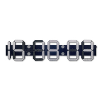 Große Wasserdichte 7-Segment LED Digitale Wanduhr mit Hoher Helligkeit für Ausstellungshallen und Einkaufszentren