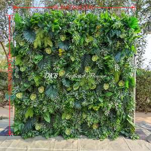 กำแพงหญ้าเทียม8ftx8ft แบบม้วนติดผนังต้นไม้เทียม - Product Image 2