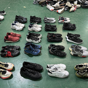 รองเท้าผ้าใบกีฬาผู้ชายมือสอง ยี่ห้อดัง ระบายอากาศได้ดี แบบผูกเชือก สไตล์บาสเก็ตบอล ขายส่ง - Product Image 3