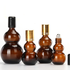 10ml 30ml Tea Gourd Glass <strong>Bottle</strong> of Essential Oil Perfume <strong>Bottle</strong> Refillable <strong>Pipette</strong> Container for Essential Oils and Perfume - Product Image 1