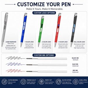 Promotion Office Business Activities Gift <b>Pens</b> Wholesale Custom LOGO Printed Blue Ballpoint <b>Pens</b> - Product Image 3