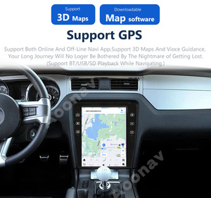 12.1 "đài phát thanh xe cho Ford Mustang 2009 2013 Android 13 Màn hình thẳng đứng GPS navigation đa phương tiện Player không dây Carplay Qualcomm - Product Image 4