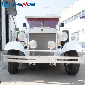 Voiture vintage classique blanche, voiture rétro à vendre à bas prix, voiture vintage électrique personnalisable - Product Image 2