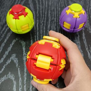 3D Printed Spinner Fidget Ball Press Auto Rotating <b>Puzzle</b> Sphere Toy Sensory Toy for Kids Anxiety Relief Desktop Classroom Gifts - Product Image 4