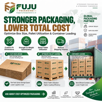 Boîtes en carton ondulé à double paroi robustes et écologiques FUJU - Forme personnalisable, impression de logo, doublure personnalisée, diverses applications - Guangdong