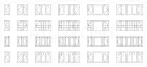 Puerta Interior Abatible <span class=keywords><strong>de</strong></span> Vidrio <span class=keywords><strong>de</strong></span> Alta Calidad Alufront, Diseño <span class=keywords><strong>de</strong></span> Doble Hoja, Apertura Manual - Product Image 6