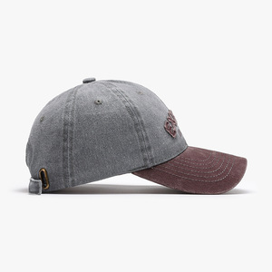 رقعة حروف مطرزة الدنيم مشبك معدني عبر الحدود تصميم جوكر الرجعية للجنسين قبعة السفر المشتركة بالجملة - Product Image 1