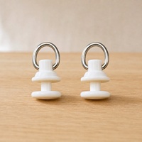 Accessoires de rail vintage, Poulie, Roues nano silencieuses, Roue de suspension, Rideau de lit, Accessoires universels
