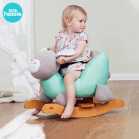 Cheval à bascule en bois style moderne Animal à bascule Fauve à bascule Jouet à bascule Chaise à bascule pour bébé en peluche Cerf Cheval à bascule pour enfants