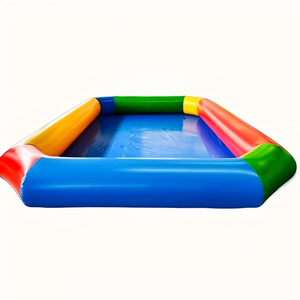 حوض سباحة قابل للنفخ محمول 3×3 <span class=keywords><strong>متر</strong></span>، حديقة مائية صغيرة قابلة للنفخ، مصنوع من قماش PVC، للألعاب الرياضية للأطفال - Product Image 5