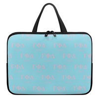 Sac pour ordinateur portable personnalisé en gros pour sororité GPD Gamma Phi Delta, sac d'ordinateur portable portable multi-tailles pour le bureau, fournitures de bureau professionnelles