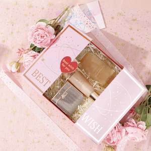 Caja de Regalo Cuadrada de Cartón Gris con Doble Puerta y Estampado Dorado de Alta Calidad, Diseño Galaxy Love, para el Día de San Valentín o Tanabata - Product Image 3