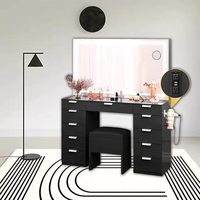 Quantité minimale de commande 50 ensembles 11 tiroirs boîtes conception Simple petit appartement multifonctionnel usine en gros personnalisé commode Table maquillage