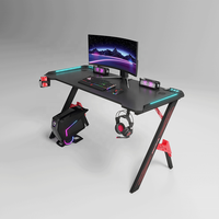 Escritorio Extensible Flotante de Metal para Juegos, Ahorra Espacio, con Soporte Oculto, Ajustable y Estable, para Oficina en Casa