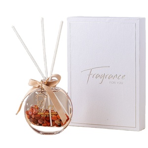 Empty Round Aroma Reed Glass <strong>Bottle</strong> 30ml 50ml 100ml 150ml Reed <strong>Diffuser</strong> <strong>Bottle</strong> Perfume Diffusion <strong>Bottle</strong> - Product Image 1
