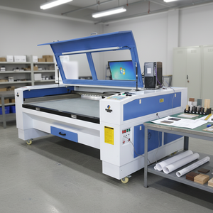 เครื่องตัดเลเซอร์ CO2 พื้นที่ทำงานขนาดเล็ก สำหรับผ้า ระบบระบายความร้อนด้วยน้ำ รองรับ AI/LAS ขนาด 3040/6090/1390/1610 - Product Image 1