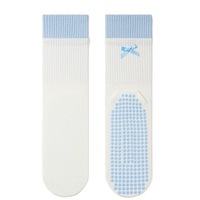 Chaussettes de yoga à manchette longue avec nœud décoratif, respirantes, pour femmes, idéales pour le Pilates et le yoga