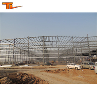 Gran lapso de estructura de acero de dos plantas piso/mercado de estructura de acero de construcción