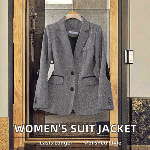 <span class=keywords><strong>Traje</strong></span> <span class=keywords><strong>Formal</strong></span> de <span class=keywords><strong>Entrevista</strong></span> <span class=keywords><strong>para</strong></span> <span class=keywords><strong>Mujer</strong></span>, Blazer Profesional Antiarrugas con Cuello en V, Tela de Lana Peinada, Uniforme de Trabajo de Alta Gama <span class=keywords><strong>para</strong></span> Gerentes - Product Image 2