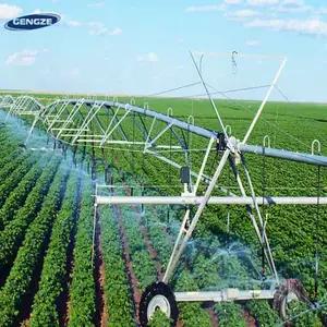 Center Pivot Farm Irrigatie Sprinkler Systemen Met Axiale Spuiten Machine Voor Verkoop