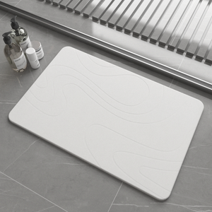 Tappetino da <span class=keywords><strong>Doccia</strong></span> <span class=keywords><strong>Antiscivolo</strong></span> in Terra Diatomacea Geyon, <span class=keywords><strong>Tappetini</strong></span> da Bagno ad Asciugatura Rapida e Assorbenti - Product Image 2