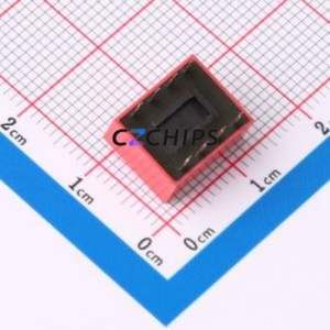 DS-04-R DIP Switch Through hole Component (THT) Switch ( Number of Switch Sections: 4 )( Lead Spacing: 2.54mm )( Color: Red ) - Product Image 2