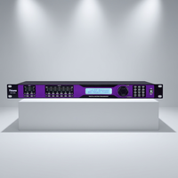 Thinuna DAP-0206 Professional 2-In 6-Out Digital Audio Processor 96kHz 32-Bit DSP Speaker Management System with Matrix Routing