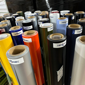 Pellicola per Wrapping <span class=keywords><strong>Auto</strong></span> Colorata Senza Bolle d'Aria, Prezzi all'Ingrosso dalla Fabbrica di Guangzhou - Product Image 1