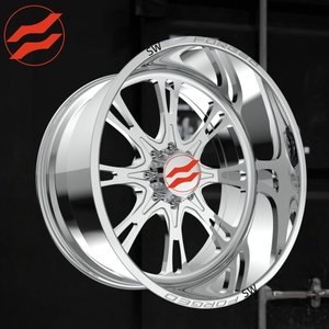 Jantes de <span class=keywords><strong>camion</strong></span> en alliage d'aluminium forgé à rebord profond personnalisées 24x14 26x14 26x16 8x170 8x180 6x135 6x139.7 pour F150 - Product Image 2