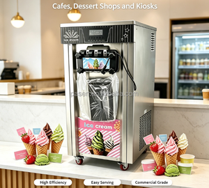 Macchina Professionale per Gelato Soft a 3 Gusti per Caffetterie e Negozi - Product Image 4