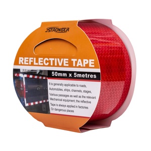 Jstronger màu xanh lá cây không thấm nước cao khả năng hiển thị phản quang an toàn băng an toàn thận trọng ngầm PVC/PE cảnh báo Băng - Product Image 1