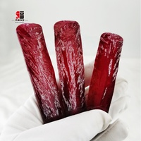 Bijoux Baifu corindon synthétique de qualité supérieure comme le rubis de Birmanie rubis brut opaque brut non coupé