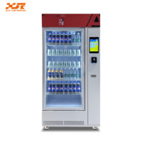 Distributeur automatique intelligent 2026 avec reconnaissance visuelle IA pour snacks et boissons, écran tactile, SDK, options de paiement multiples, en acier inoxydable 150-200