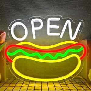 IPixel Personalisiertes Acryl Neon-Leuchtschild nach Maß, LED-Leuchtreklame mit Logo „<span class=keywords><strong>Open</strong></span>“ für Geschäfte, Leuchtschild für Geschäfts-Werbemittel - Product Image 2