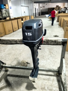 2 Stroke 15HP لوح محرك بنزين نظام تبريد المياه out1500 لقارب الصيد للبيع - Product Image 4