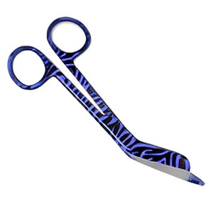 Ciseaux à pansements Zebra Lister violets 5,5 pouces entièrement recouverts, outils de coupe médicaux, meilleur fournisseur en gros - Product Image 5