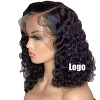 Perruque HD Lace courte style bob 4x4 pas chère, volumineuse et naturelle, perruques brésiliennes et vietnamiennes en stock, vente en gros directe usine