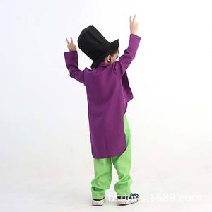 Disfraz Infantil <span class=keywords><strong>de</strong></span> Halloween para Juego <span class=keywords><strong>de</strong></span> Roles, Disfraz <span class=keywords><strong>de</strong></span> <span class=keywords><strong>Willy</strong></span> <span class=keywords><strong>de</strong></span> la Fábrica <span class=keywords><strong>de</strong></span> Chocolate, RMOV-002 - Product Image 2