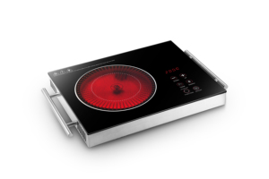 Table de cuisson infrarouge portable 2200W à brûleur unique pour la maison, avec capteur tactile et poignée, en acier inoxydable, cuisinière à induction domestique - Product Image 3