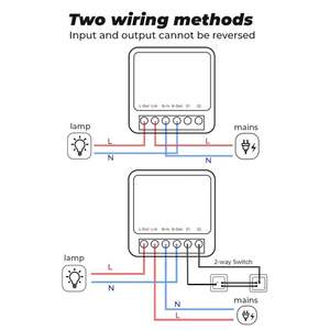 <span class=keywords><strong>Mini</strong></span> Interruptor Inteligente WiFi de 16A para DIY, Relé con Cable Neutro, Automatización con Smart Life y <span class=keywords><strong>Google</strong></span> <span class=keywords><strong>Home</strong></span>, Montaje en Riel DIN para Interruptor Inteligente - Product Image 3
