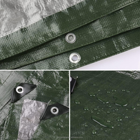 Nouvelle bâche en tissu PE 8*8 tissé, enduite de couleur personnalisée, anti-UV, séchage rapide, imperméable pour couverture extérieure 2025