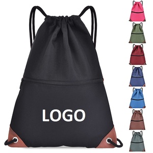 <b>Drawstring</b> Backpack Fashion Gym <b>Bag</b> For Men Women String Sports Backpack Mesh Pockets Zippered Pocket Large Cinch Workout <b>Bag</b> - Product Image 1